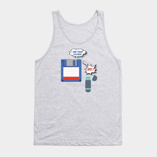 USB Floppy Disk I am Your Father Tank Top